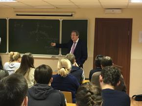 7 декабря Павел Миков провёл лекцию для студентов в рамках Всероссийского урока по правам человека.